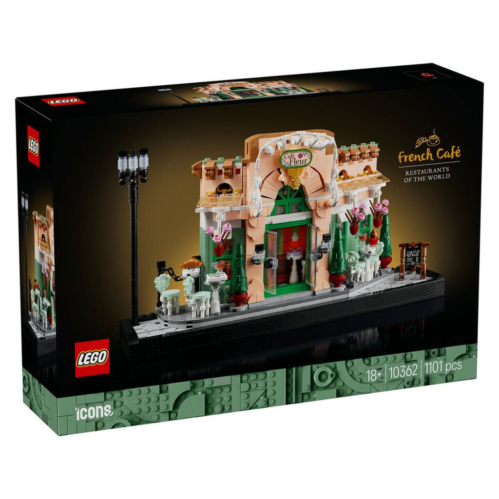 LEGO Icons Fransız Kafe 10362 - 1101 Parça Yetişkinler İçin Sergilik Yapım Seti