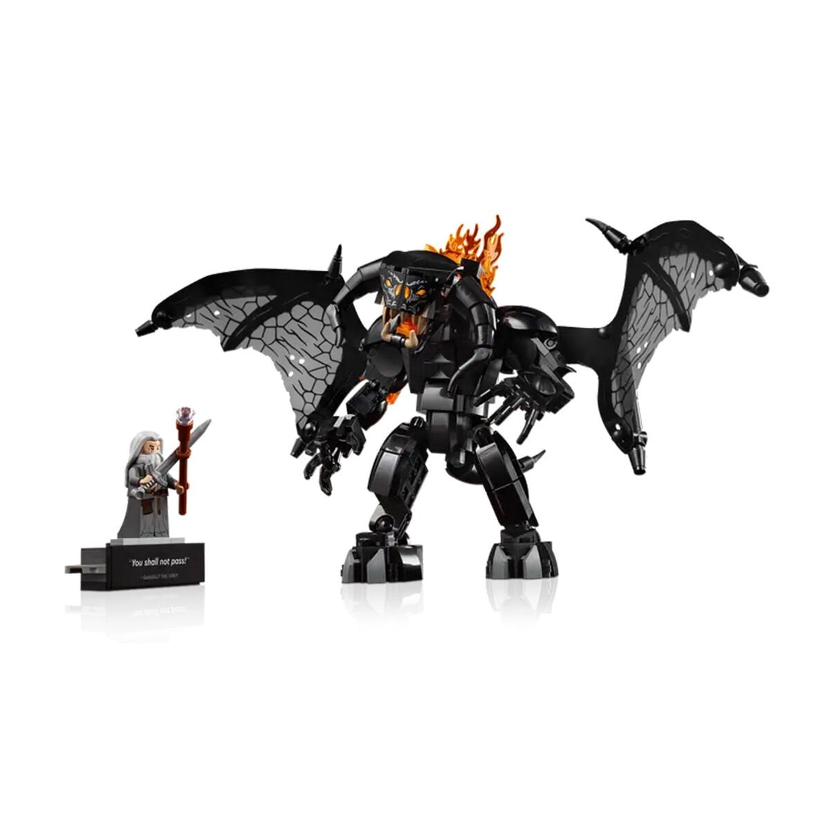 LEGO Icons Yüzüklerin Efendisi: Balrog Kitaplık Dekoru 10367 - 1201 Parça, 18+ Yetişkin Sergilik Yapım Seti