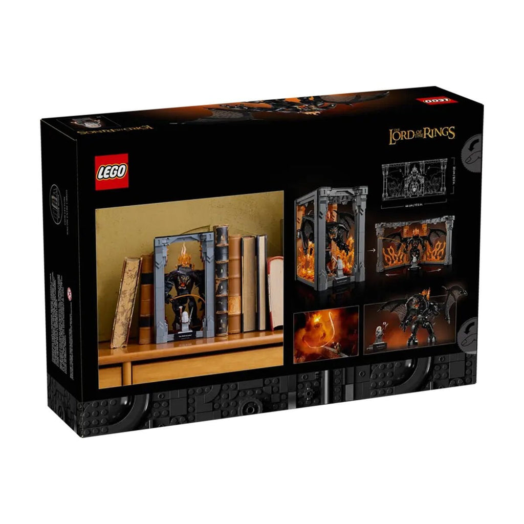 LEGO Icons Yüzüklerin Efendisi: Balrog Kitaplık Dekoru 10367 - 1201 Parça, 18+ Yetişkin Sergilik Yapım Seti