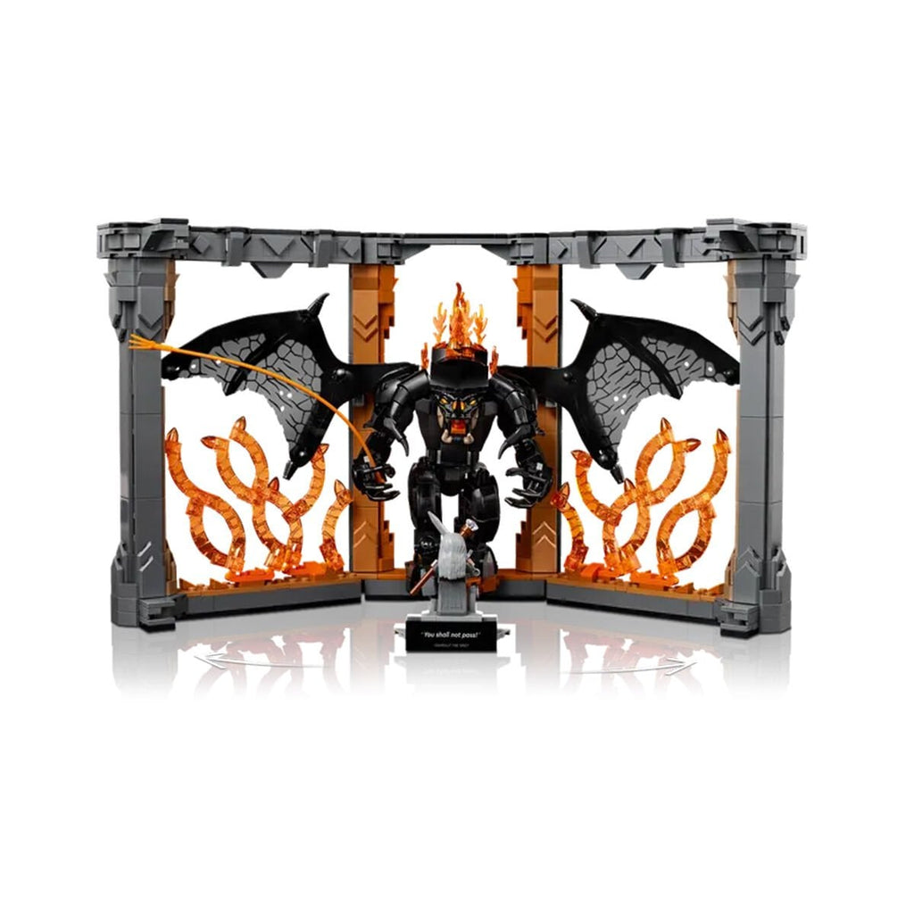 LEGO Icons Yüzüklerin Efendisi: Balrog Kitaplık Dekoru 10367 - 1201 Parça, 18+ Yetişkin Sergilik Yapım Seti