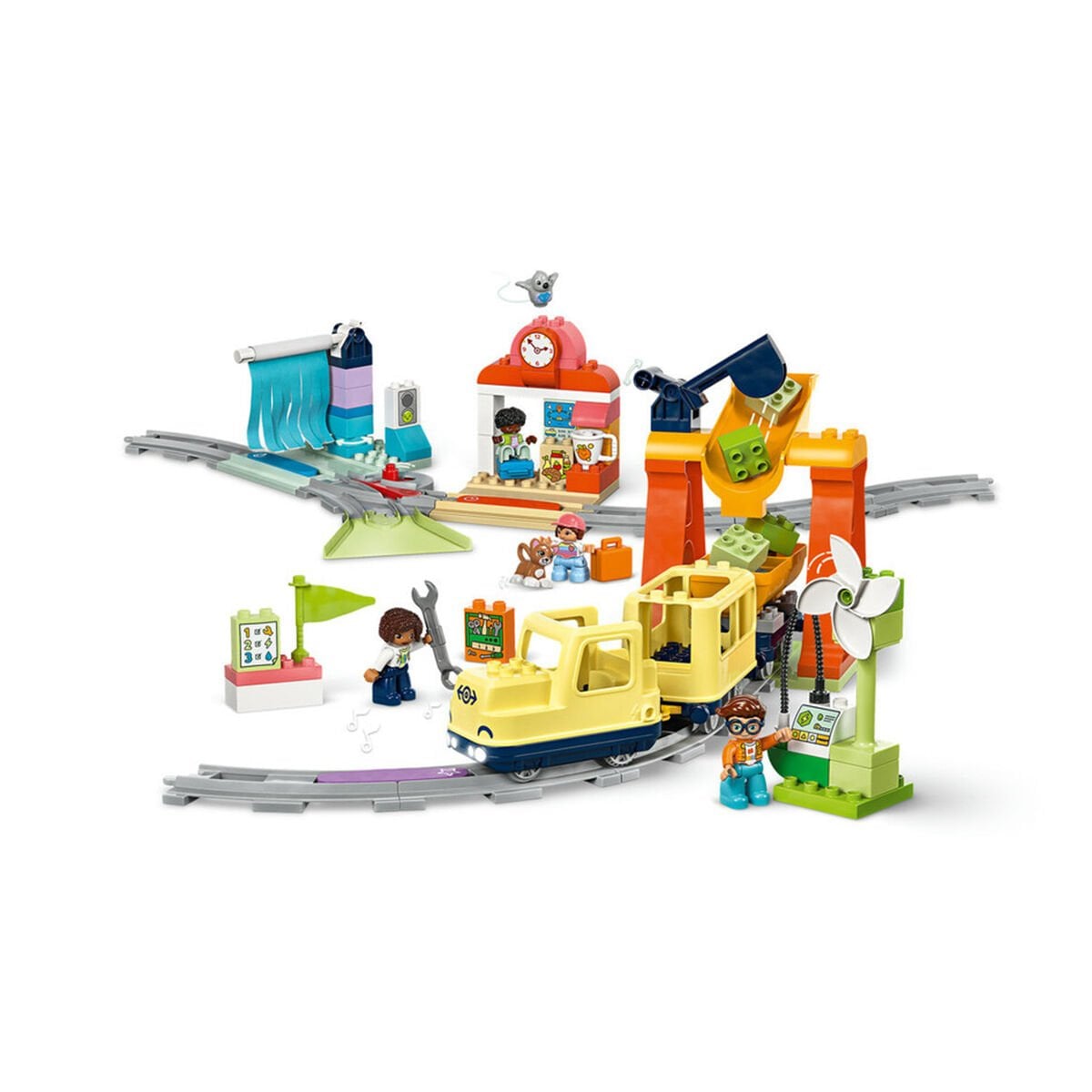LEGO DUPLO Büyük İnteraktif Mahalle Treni 10428 - Işıklı ve Sesli Yapım Seti (103 Parça, 3+ Yaş)