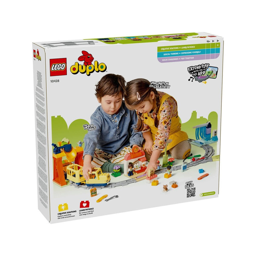LEGO DUPLO Büyük İnteraktif Mahalle Treni 10428 - Işıklı ve Sesli Yapım Seti (103 Parça, 3+ Yaş)
