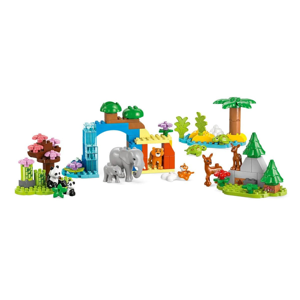 LEGO DUPLO 3'ü 1 Arada Vahşi Hayvan Aileleri (10446) - 92 Parça Eğitici Yapım Seti, 2+ Yaş