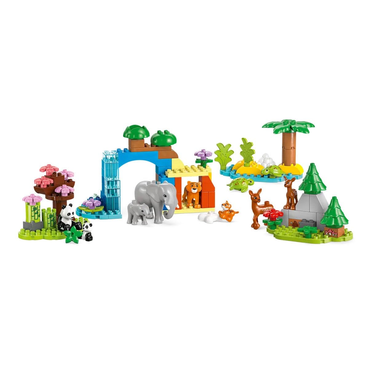 LEGO DUPLO 3'ü 1 Arada Vahşi Hayvan Aileleri (10446) - 92 Parça Eğitici Yapım Seti, 2+ Yaş