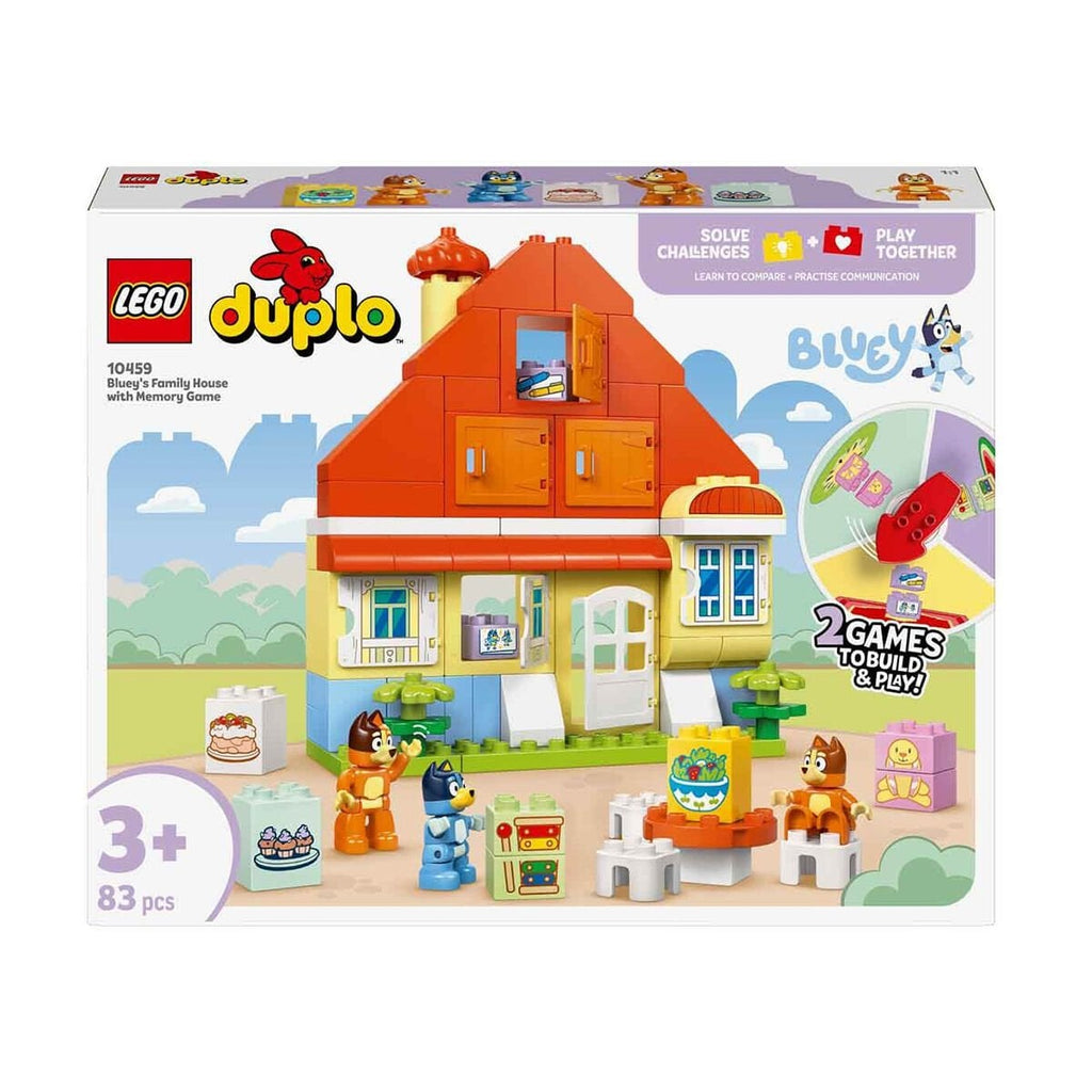 LEGO DUPLO Bluey Ailesinin Evi ve Hafıza Oyunu 10459 - 83 Parça Yapı Seti +3 Yaş