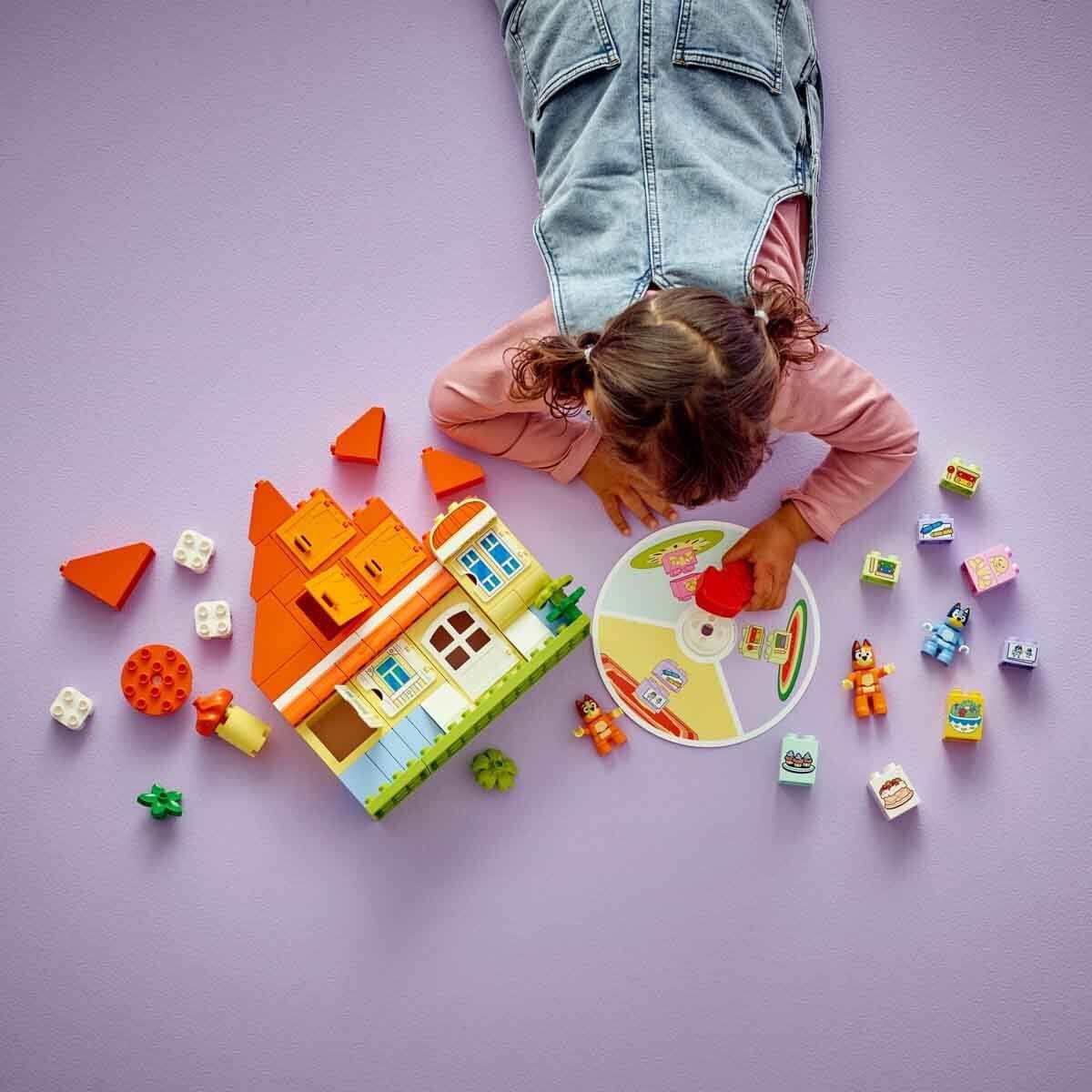 LEGO DUPLO Bluey Ailesinin Evi ve Hafıza Oyunu 10459 - 83 Parça Yapı Seti +3 Yaş