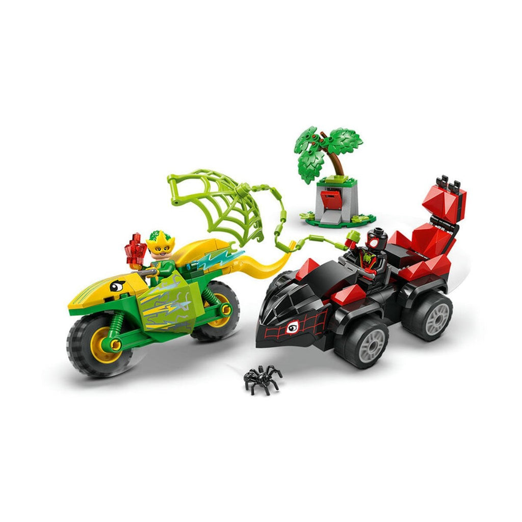 LEGO Marvel 11198 Spin ve Electro Dinozor Aracı Takibi - 124 Parça Yapım Seti (4+ Yaş)