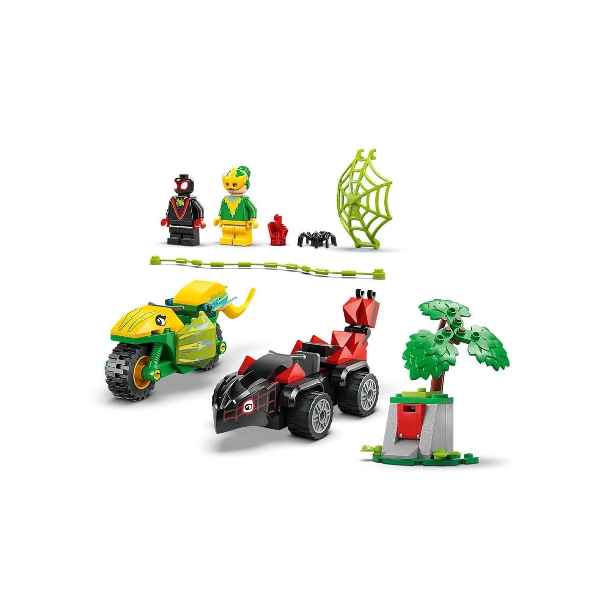 LEGO Marvel 11198 Spin ve Electro Dinozor Aracı Takibi - 124 Parça Yapım Seti (4+ Yaş)