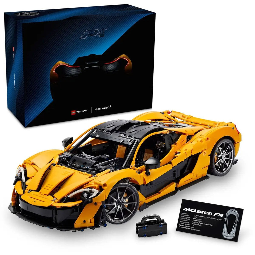 LEGO Technic McLaren P1 42172 – 1:8 Ölçek Hipercar Yapım Seti, 3893 Parça (18+ Yaş)