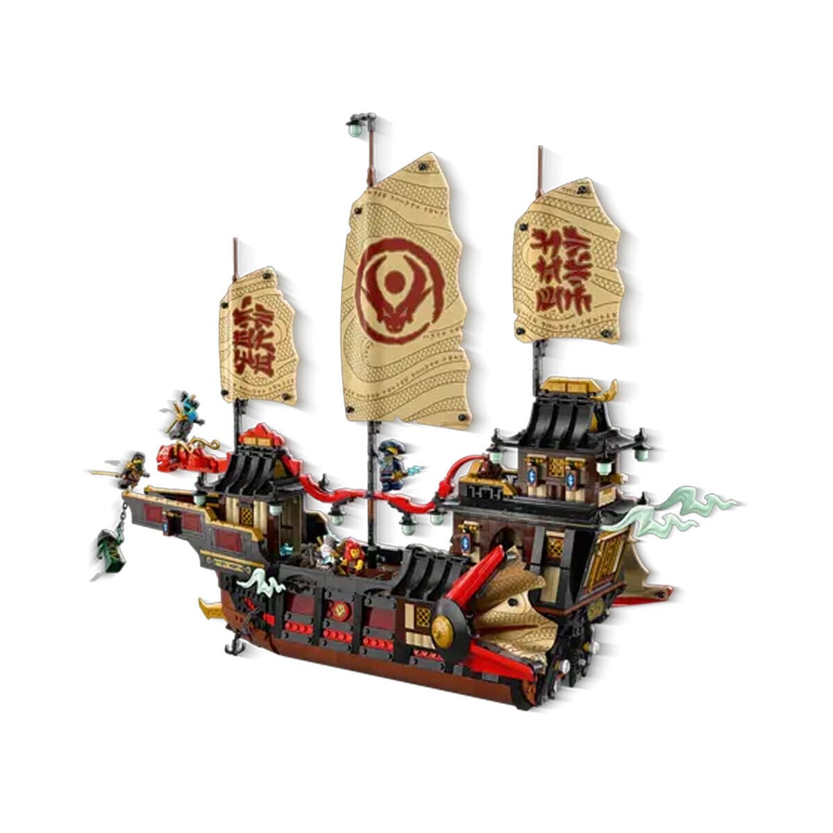 LEGO Ninjago The Temple Bounty 71848 - Tapınak Ödülü Gemi Yapım Seti (2387 Parça, 14+ Yaş)