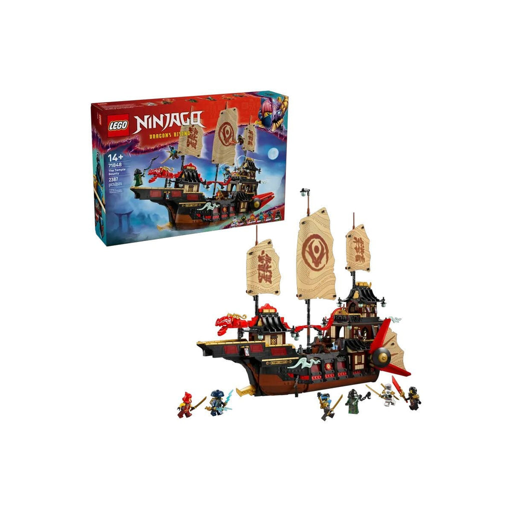 LEGO Ninjago The Temple Bounty 71848 - Tapınak Ödülü Gemi Yapım Seti (2387 Parça, 14+ Yaş)
