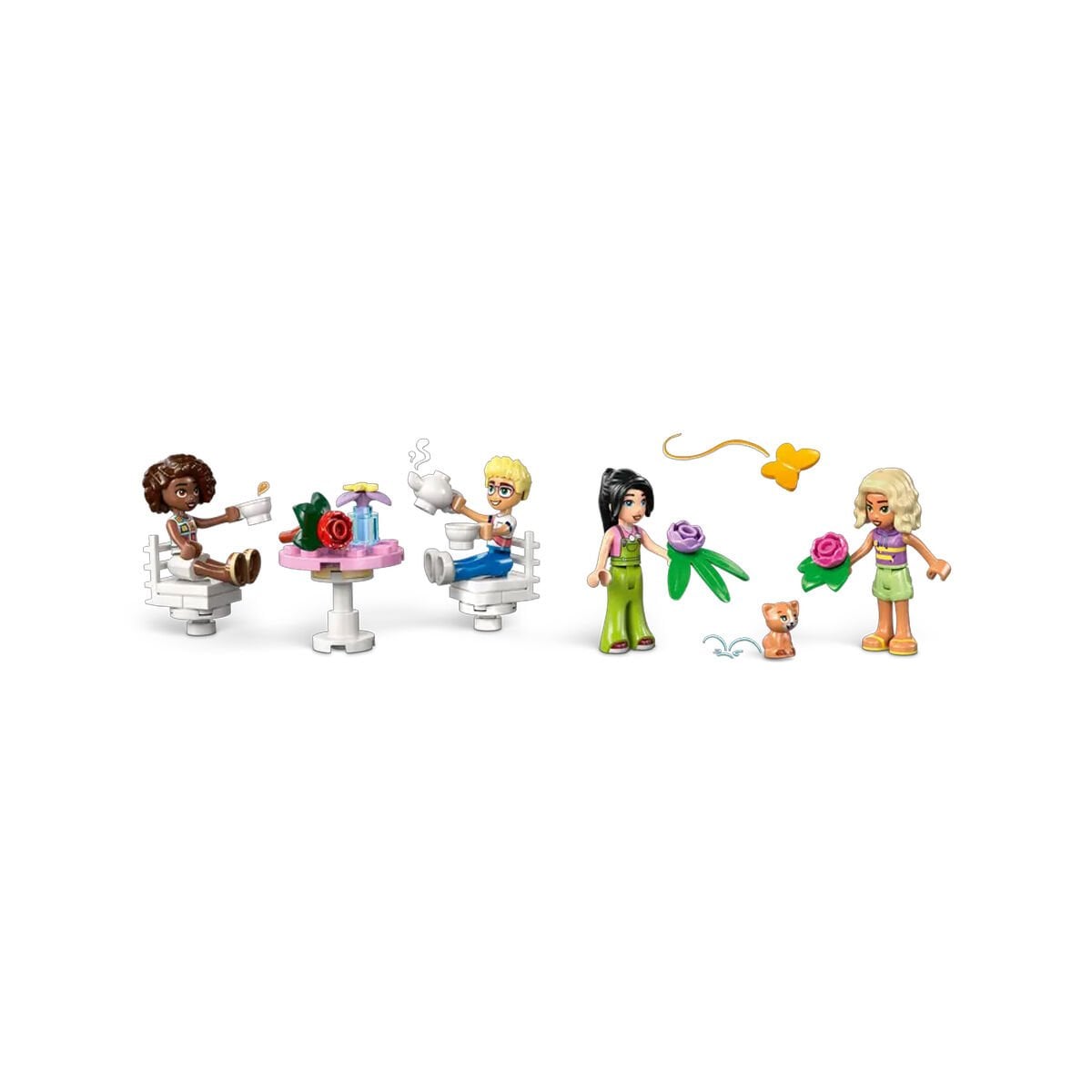 LEGO Friends Bitki Kafe ve Çiçekçi Dükkanı 42671 - 1138 Parça Yapım Seti (9+ Yaş)