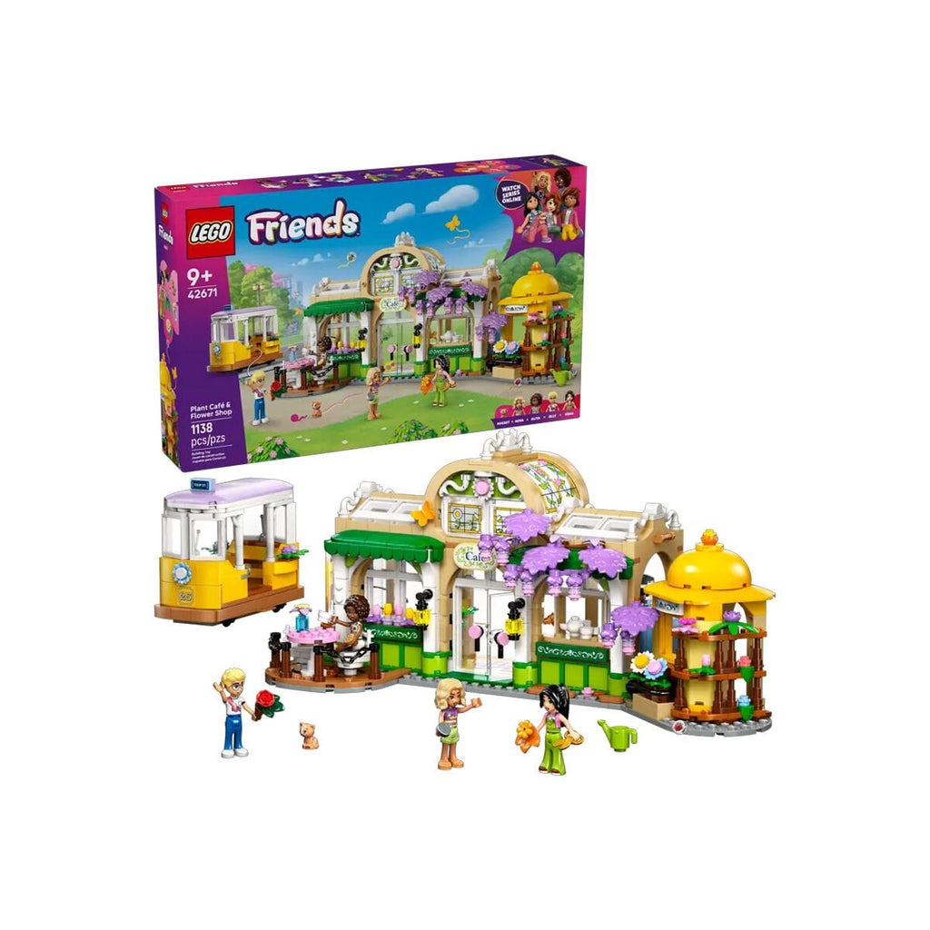 LEGO Friends Bitki Kafe ve Çiçekçi Dükkanı 42671 - 1138 Parça Yapım Seti (9+ Yaş)