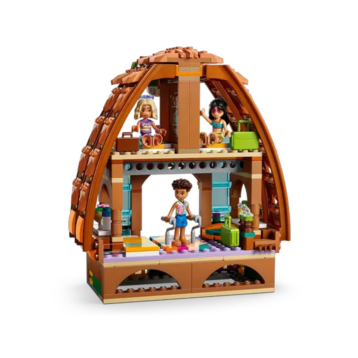 LEGO Friends 42673 Aile Tatil Köyü Plaj Seti - 1140 Parça Yapım Seti, 8+ Yaş