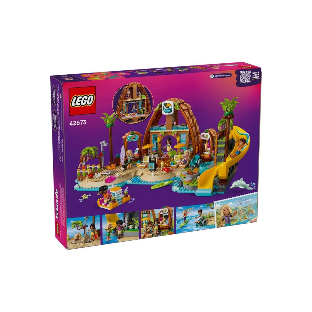 LEGO Friends 42673 Aile Tatil Köyü Plaj Seti - 1140 Parça Yapım Seti, 8+ Yaş