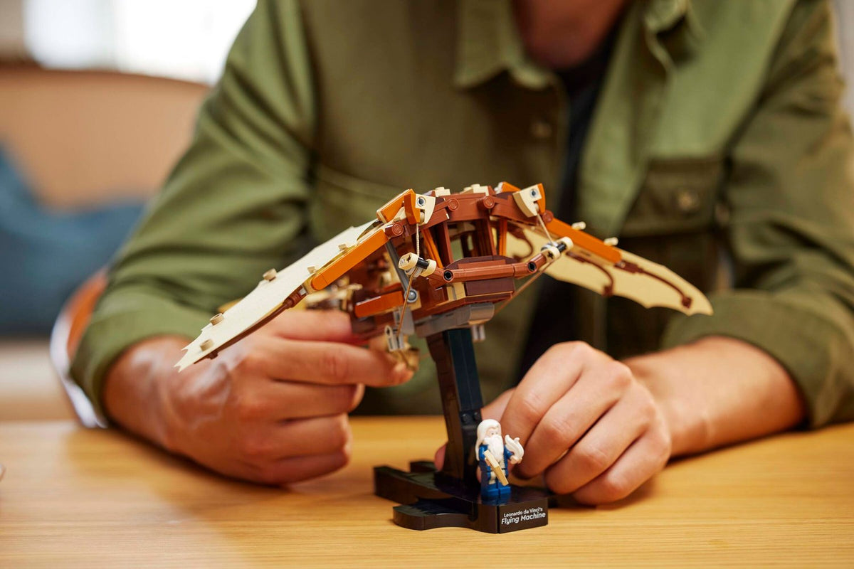 LEGO Icons Leonardo da Vinci'nin Uçan Makinesi 10363 - 493 Parça Yetişkinler İçin Yapım Seti