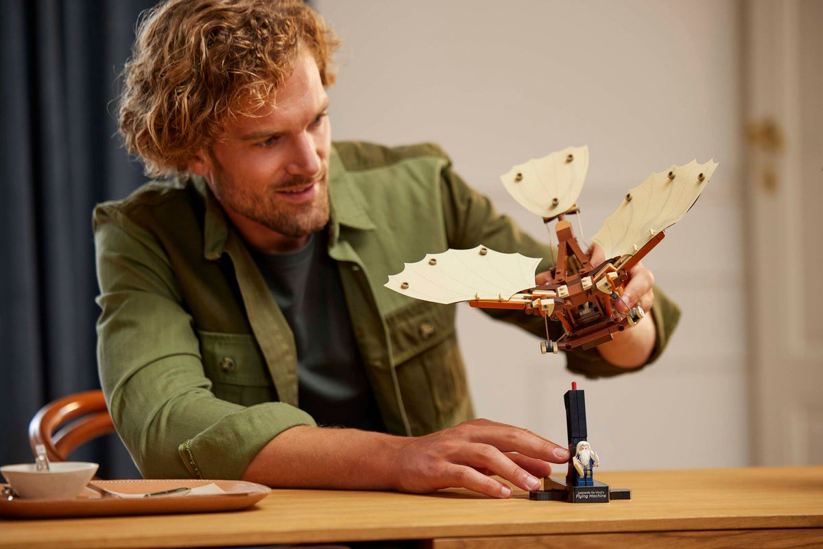 LEGO Icons Leonardo da Vinci'nin Uçan Makinesi 10363 - 493 Parça Yetişkinler İçin Yapım Seti