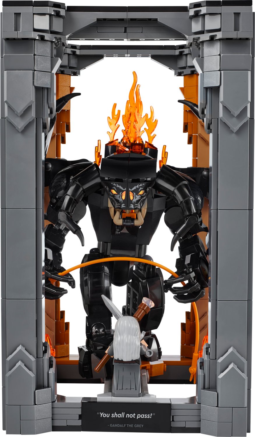 LEGO Icons Yüzüklerin Efendisi: Balrog Kitaplık Dekoru 10367 - 1201 Parça, 18+ Yetişkin Sergilik Yapım Seti