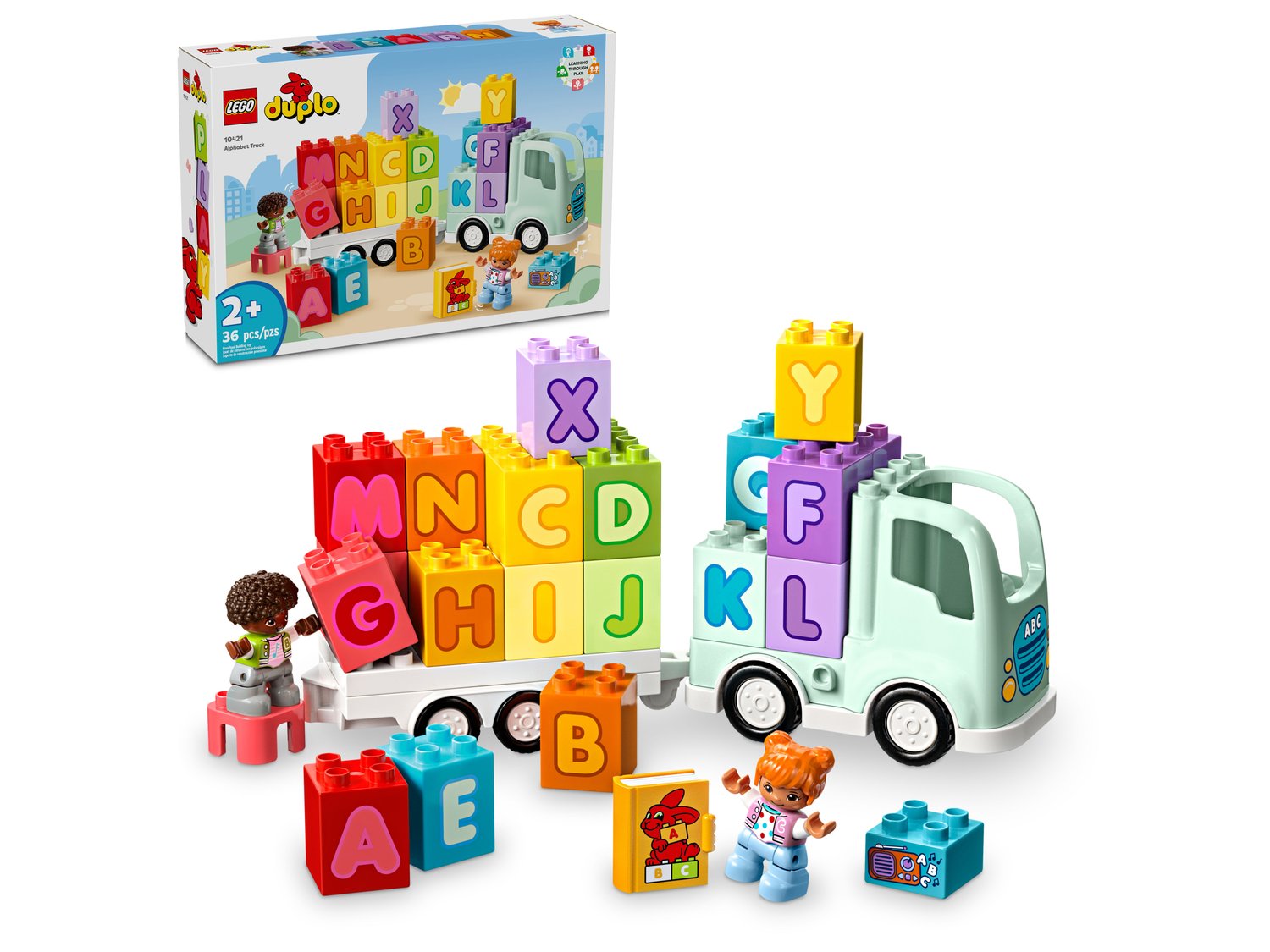 LEGO DUPLO Alfabe Kamyonu 10421 - 36 Parça Eğitici Yapım Seti (2+ Yaş)