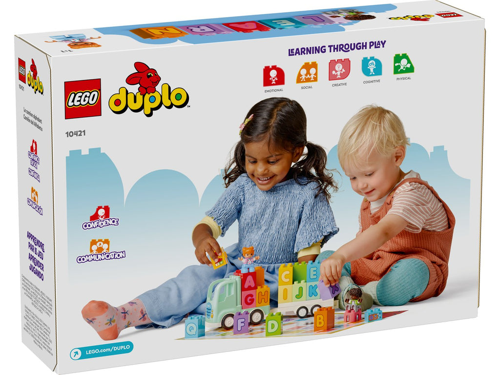 LEGO DUPLO Alfabe Kamyonu 10421 - 36 Parça Eğitici Yapım Seti (2+ Yaş)