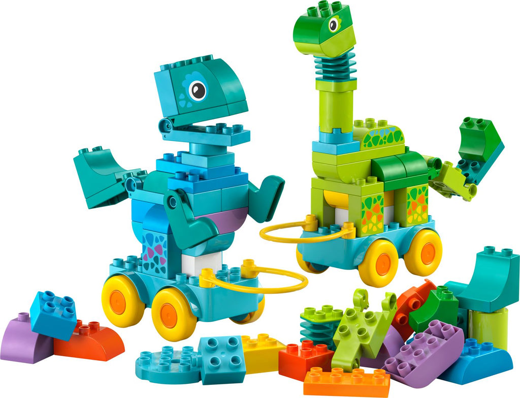 LEGO DUPLO 3'ü 1 Arada Tekerlekli Dinozorlar 10451 - 108 Parça Yapım Seti (+3 Yaş)