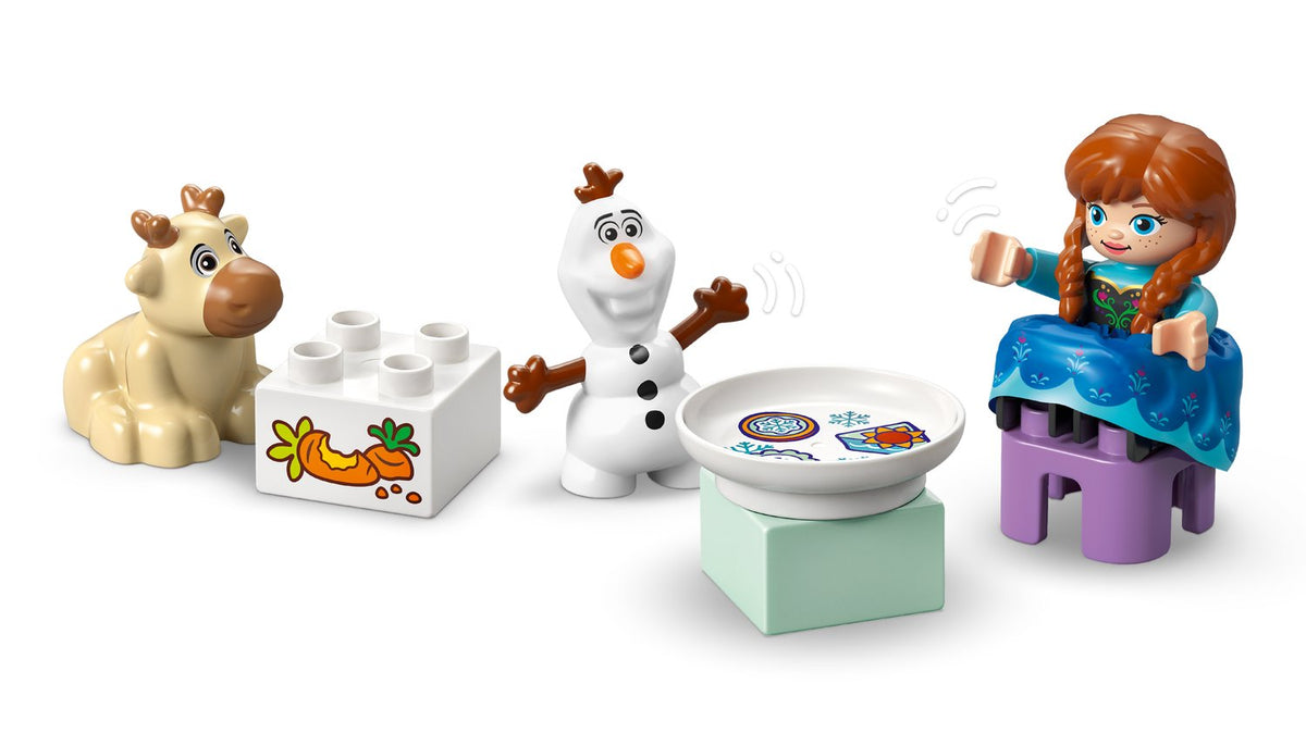 LEGO DUPLO Disney Frozen Anna ve Elsa'nın Karlar Ülkesi Şato Partisi 54 Parça 10455 - 2+ Yaş
