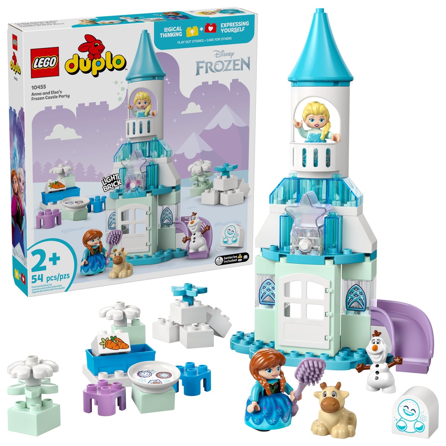LEGO DUPLO Disney Frozen Anna ve Elsa'nın Karlar Ülkesi Şato Partisi 54 Parça 10455 - 2+ Yaş