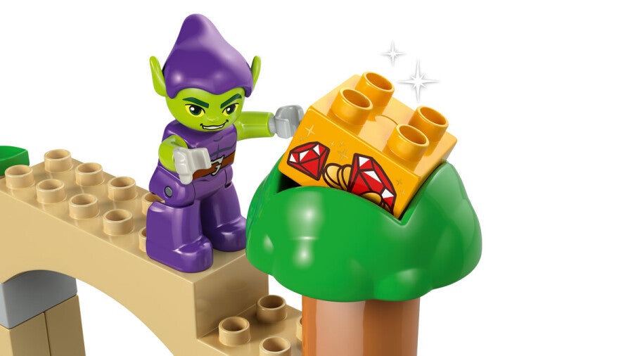 LEGO DUPLO Dinozor Spidey-Rex, Yeşil Goblin'e Karşı 10463 - 25 Parça Yapım Seti