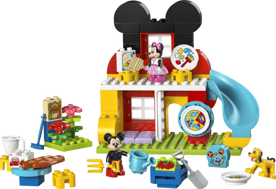 LEGO DUPLO Minnie ve Pluto ile Mickey'nin Kulüp Evi 10465 - 87 Parça Yapım Seti