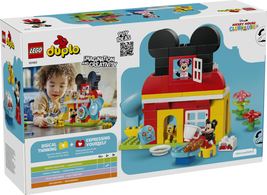 LEGO DUPLO Minnie ve Pluto ile Mickey'nin Kulüp Evi 10465 - 87 Parça Yapım Seti