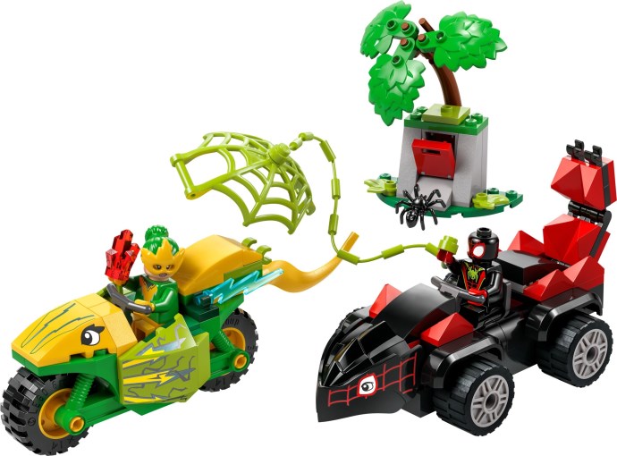 LEGO Marvel 11198 Spin ve Electro Dinozor Aracı Takibi - 124 Parça Yapım Seti (4+ Yaş)