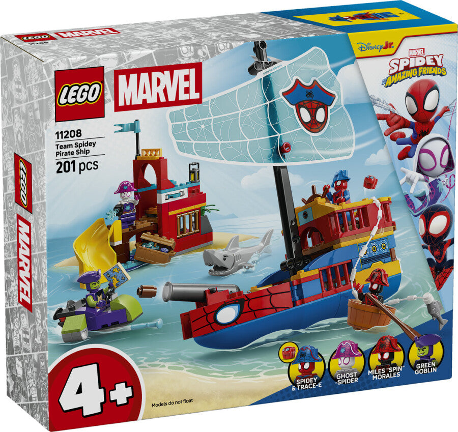 11208 Lego Spidey Spidey Takımı Korsan Gemisi 201 parça +4 yaş