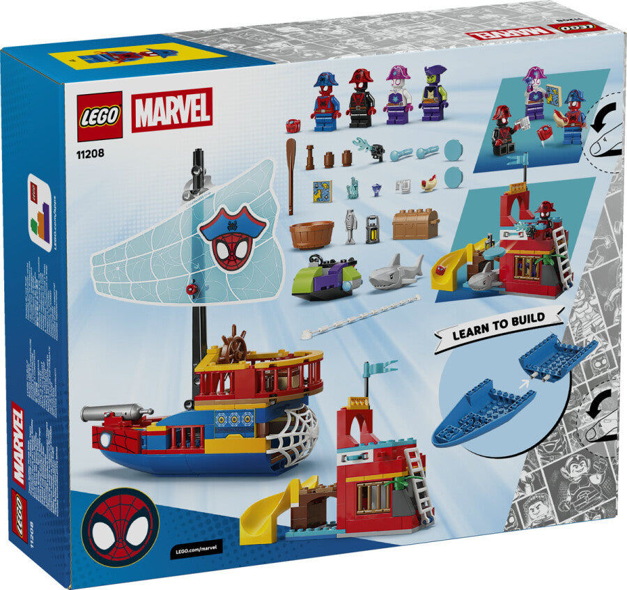 11208 Lego Spidey Spidey Takımı Korsan Gemisi 201 parça +4 yaş