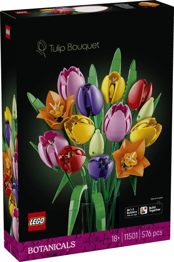 11501 Lego Botanicals Lale Buketi 576 parça +18 yaş