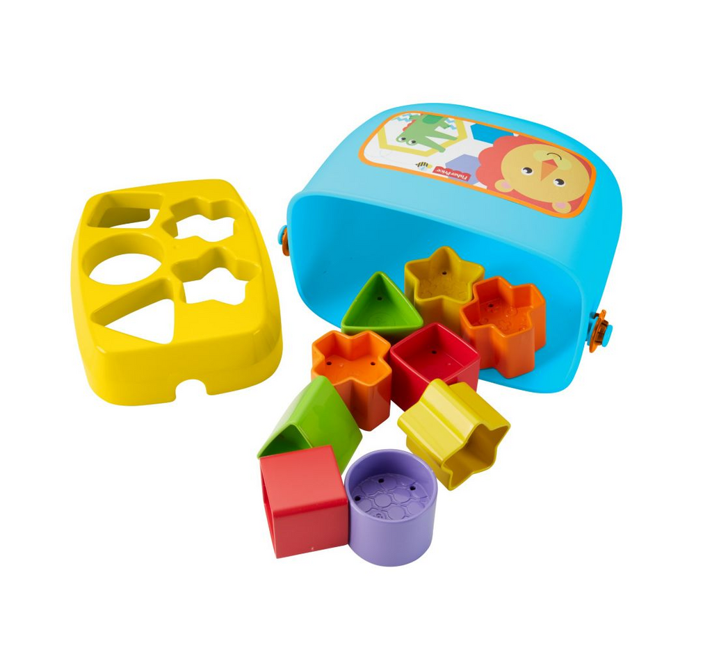 Fisher Price Renkli Bloklar, Kova ve 10 Adet Blok, Yerleştirme Oyunu