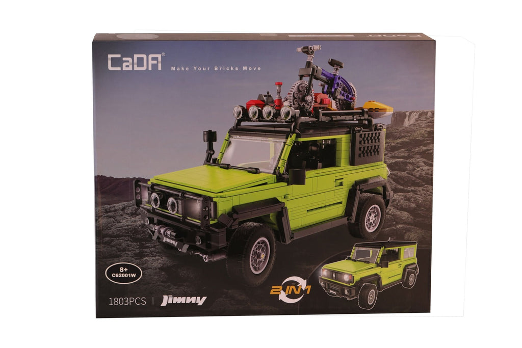 CaDA C62001W Suzuki Jimny 1:12 Ölçekli Yapım Bloklu Model Araç Seti - 1803 Parça