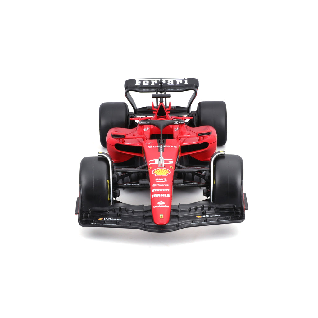 Bburago Ferrari SF-23 #16 Charles Leclerc 1:24 Döküm Model Araba - Görsel 5