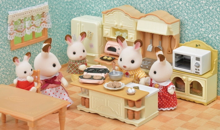 5442 Sylvanian Families Ada Mutfak +3 yaş figür dahil değil
