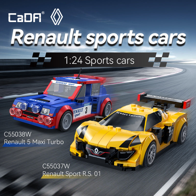 CaDA Renault Sport RS.01 Yapı Bloğu Model Araba Seti - 271 Parça (C55037W)