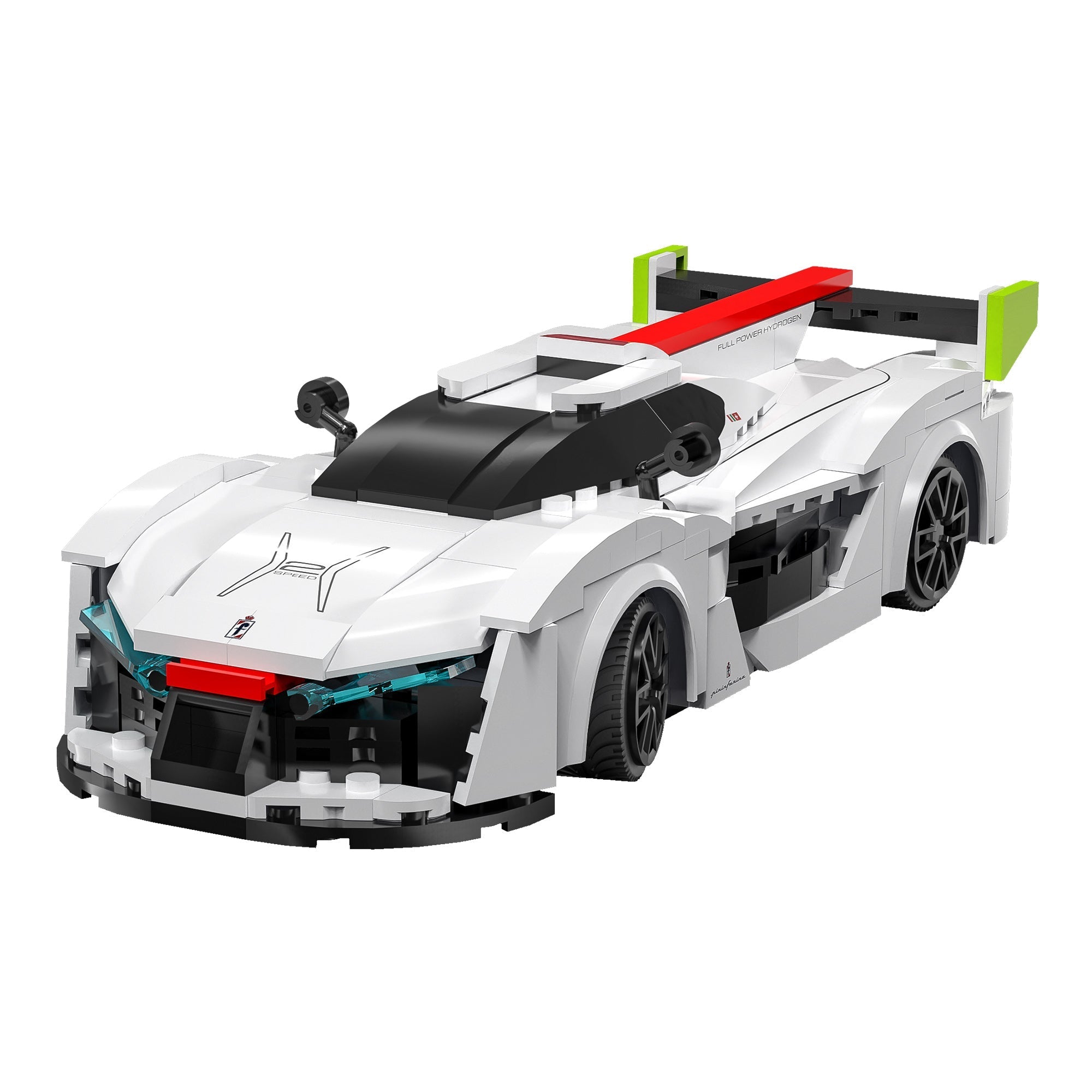CaDA Pininfarina-H2 Speed RC Yapı Bloğu Model Araba - 296 Parça, 1:20 Ölçek (C51090W)