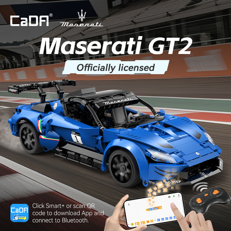 CaDA Maserati GT2 1:14 Uzaktan Kumandalı Model Araba Yapı Bloğu Seti - 549 Parça