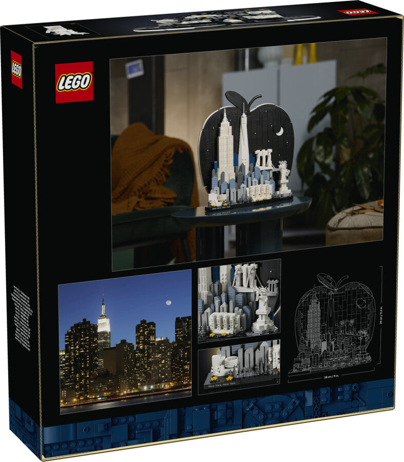 LEGO Architecture New York City – Büyük Elma 21066 - 1465 Parça Yapım Seti
