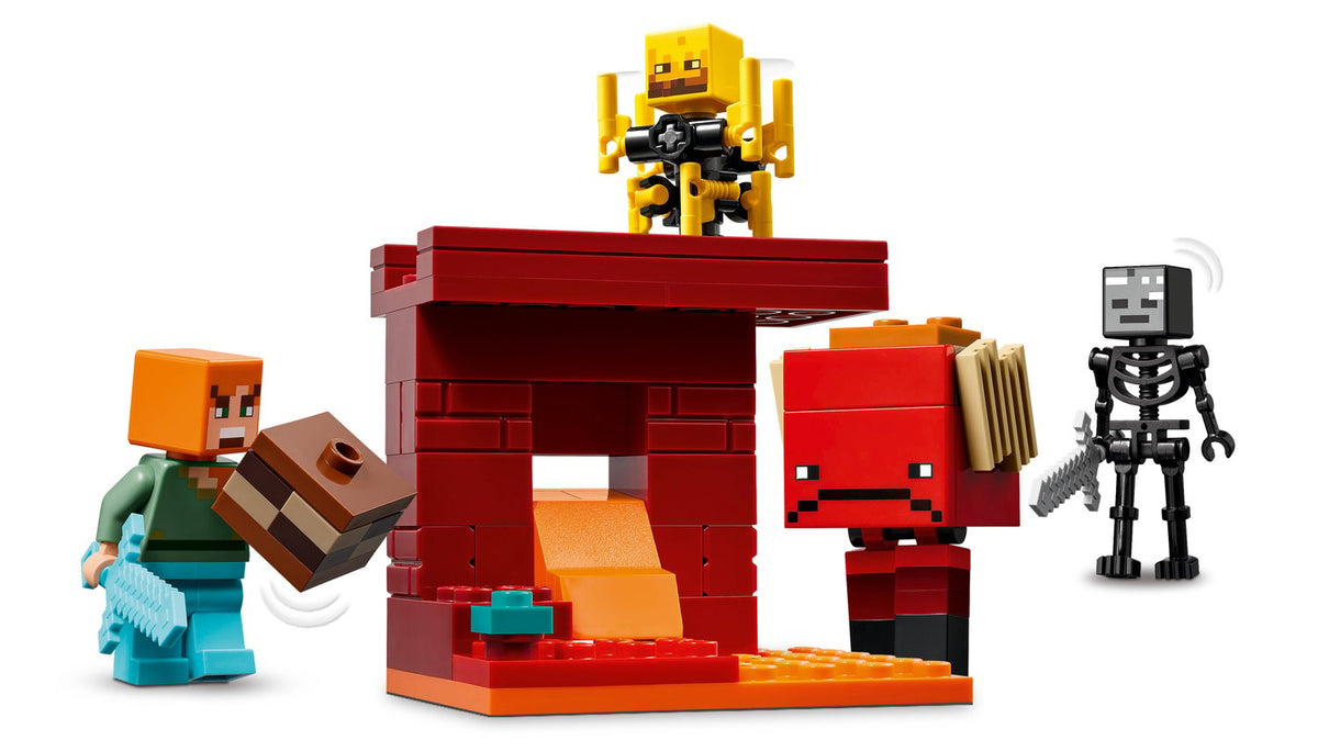 LEGO Minecraft Nether Lav Savaşı 21266 - 99 Parça Yapım Seti (6+ Yaş)