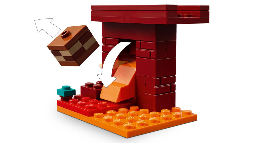 LEGO Minecraft Nether Lav Savaşı 21266 - 99 Parça Yapım Seti (6+ Yaş)