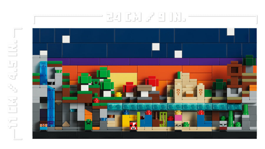 21589 Lego Minecraft Mini Biomes 797 parça +12 yaş