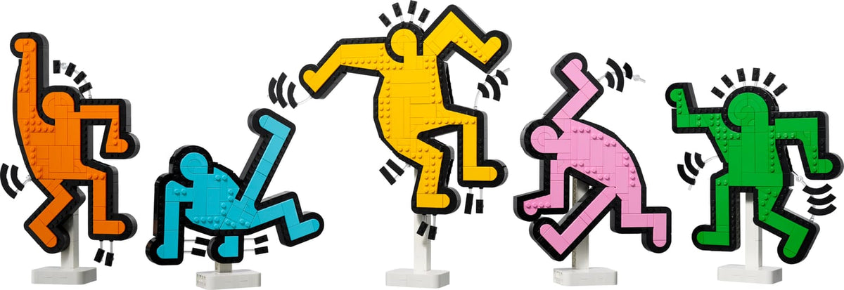 LEGO Art Keith Haring – Dans Eden Figürler 31216 | 1773 Parça Yetişkin Yapım Seti