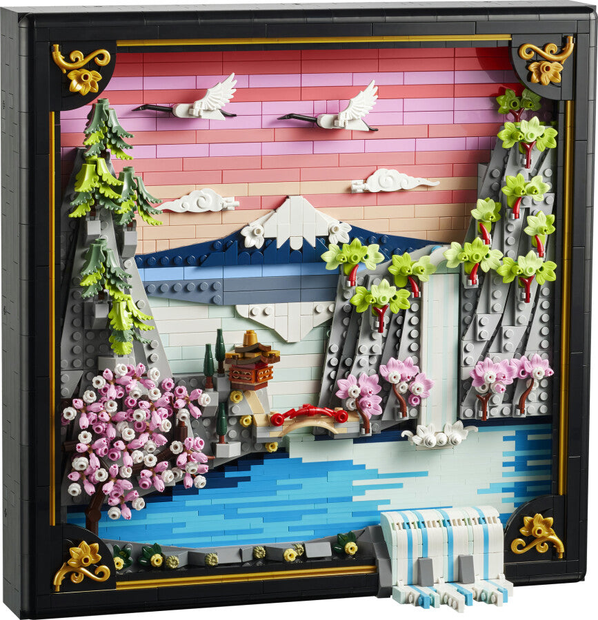 LEGO Art Japon Kiraz Çiçeği Manzarası 31218 - 1892 Parça Yapım Seti