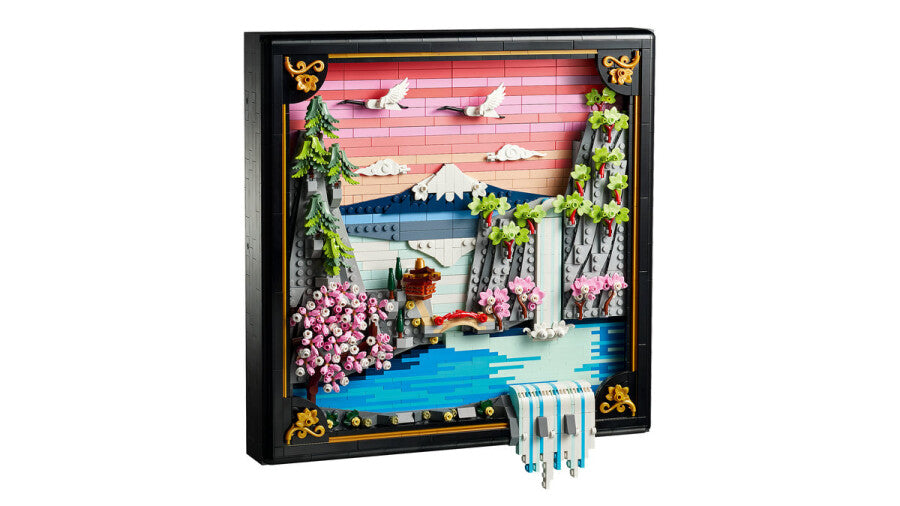 LEGO Art Japon Kiraz Çiçeği Manzarası 31218 - 1892 Parça Yapım Seti