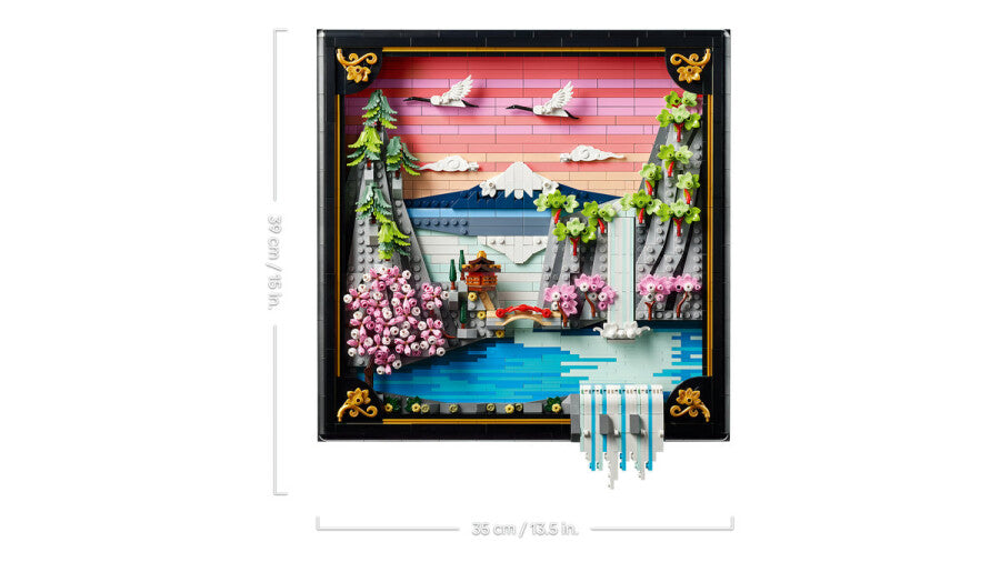 LEGO Art Japon Kiraz Çiçeği Manzarası 31218 - 1892 Parça Yapım Seti