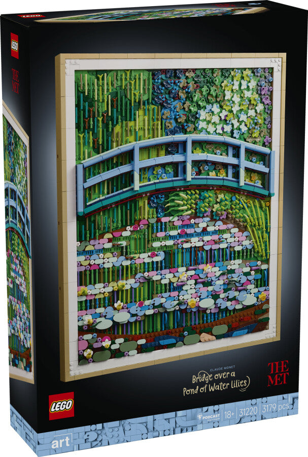 LEGO Art Claude Monet – Nilüfer Gölü Üzerinde Köprü 31220 - 3179 Parça Yapım Seti